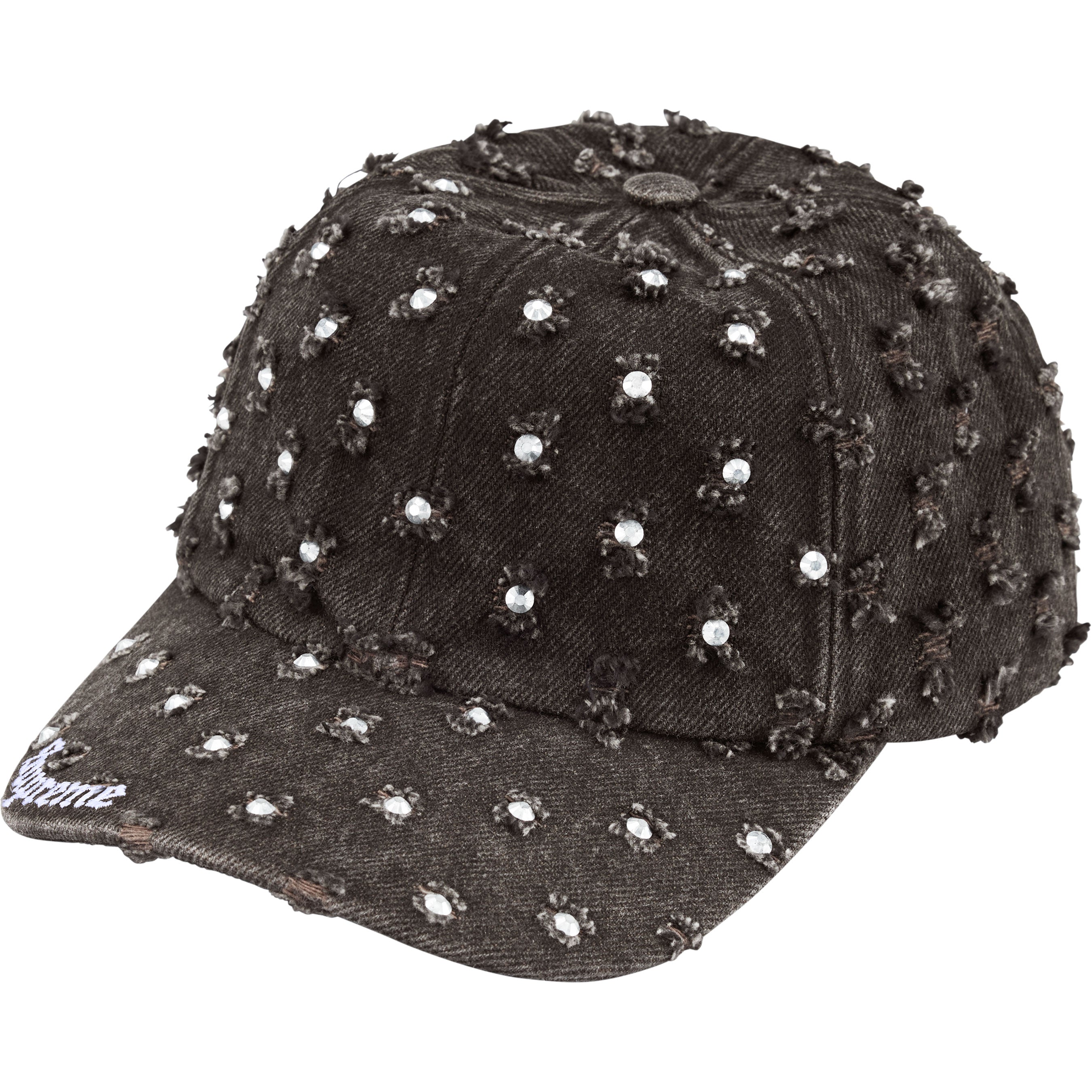 Hole Punch Rhinestone Denim 6-Panel view 10